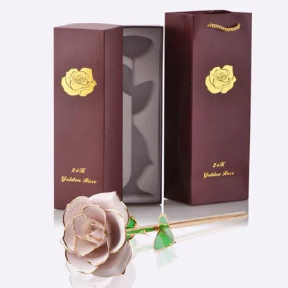 Eternal Rose, dipped in 24 Karat Gold