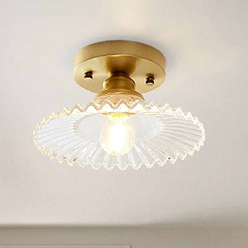 LumiCraft – Industrial Ceiling Lamp with Green Glass Shade | Kalsten
