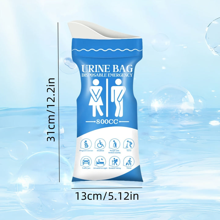 Disposable Urine Bag 800 ml for Car & Travel | Kalsten