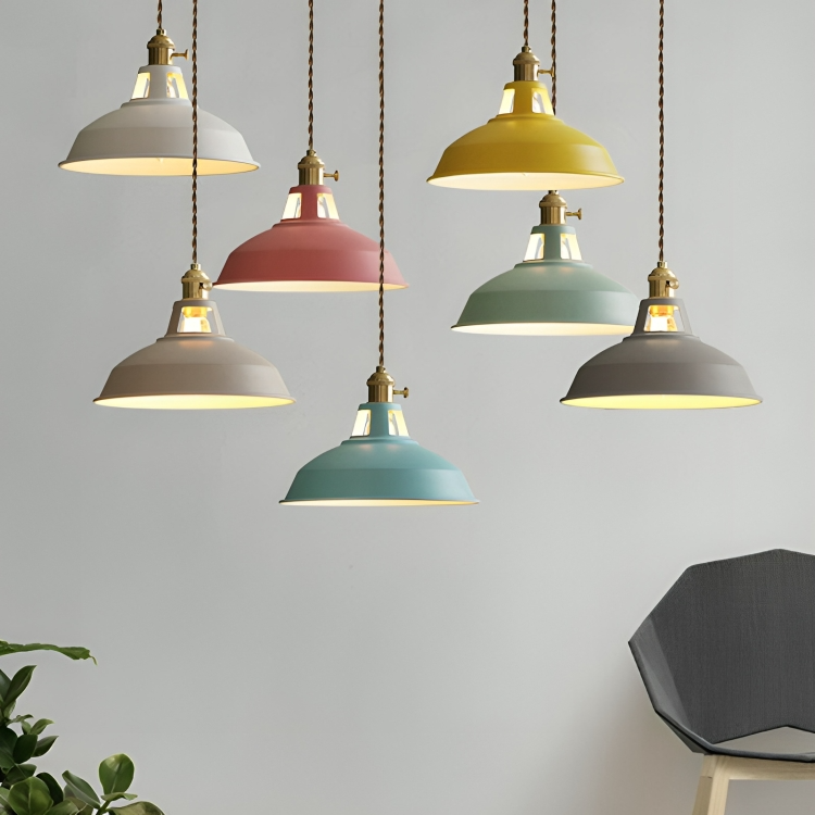 Vintage Industrial Metal Pendant Lamp Kalsten