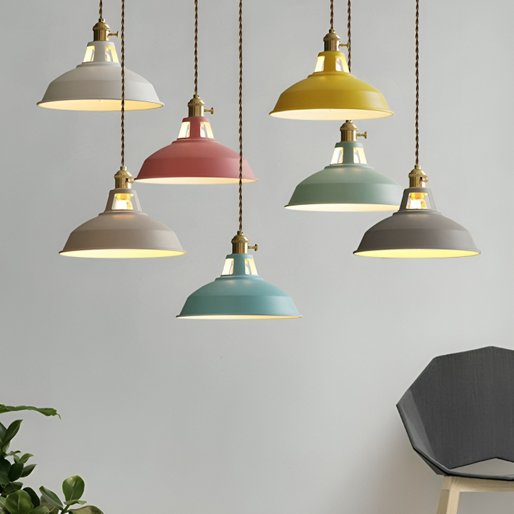 Vintage Industrial Metal Pendant Lamp Kalsten