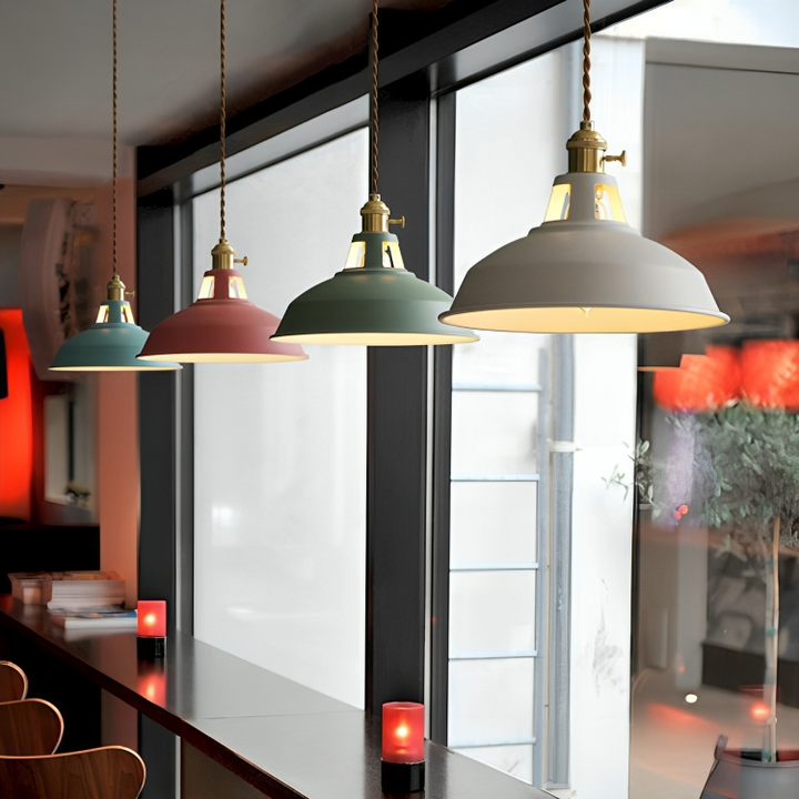 Vintage Industrial Metal Pendant Lamp Kalsten