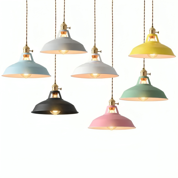 Vintage Industrial Metal Pendant Lamp Kalsten