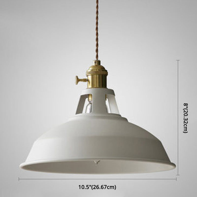 BowLift | Industrial Retro Pendant Lamp Metal 1-Light | Vintage Pendant Lamp For Restaurant & Dining Room | E27 LED compatible