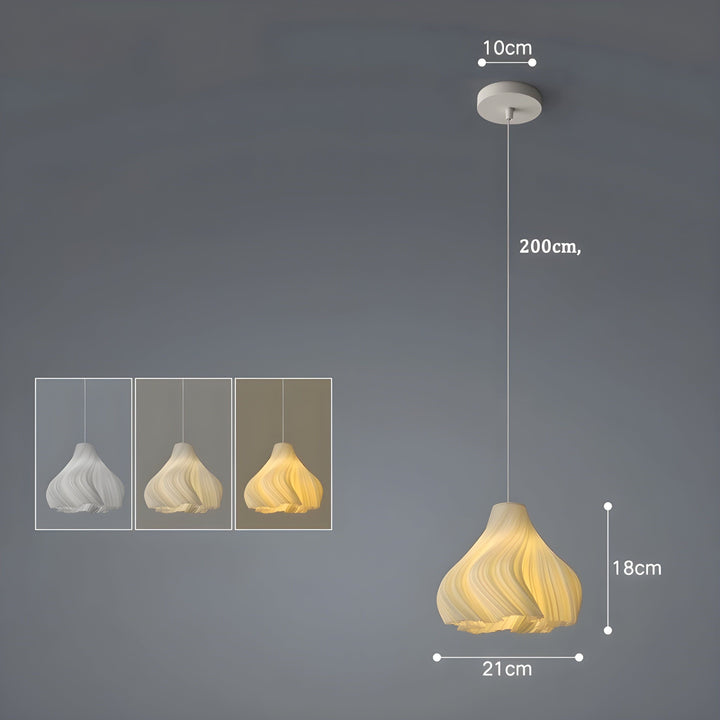FloraBloom Light - Nordic 3D-printed flower as pendant lamp | Kalsten