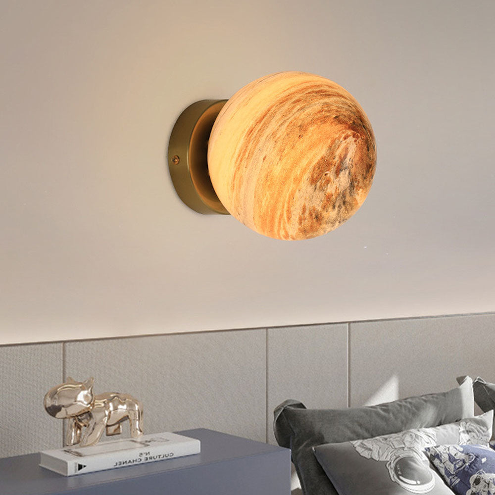 Modern Glass Globe Ceiling Light Kalsten
