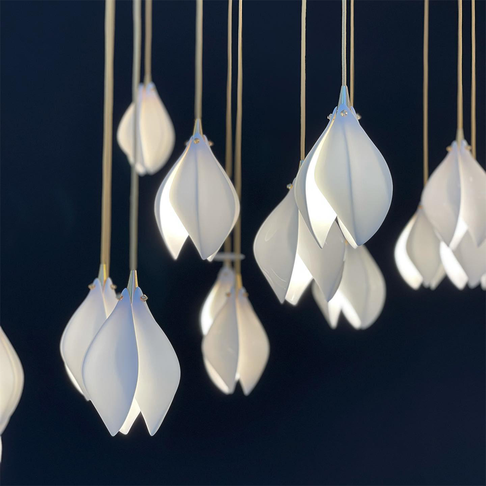 Creative Multi-heads Stylised Bloom Buds Pendant Lamp | Kalsten