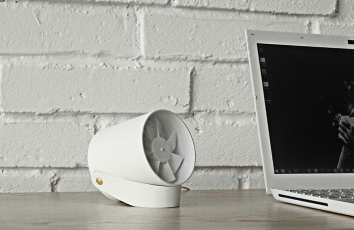 Whisper-quiet USB Powered Portable Fan - Touch to Enjoy Soft Breeze | Kalsten