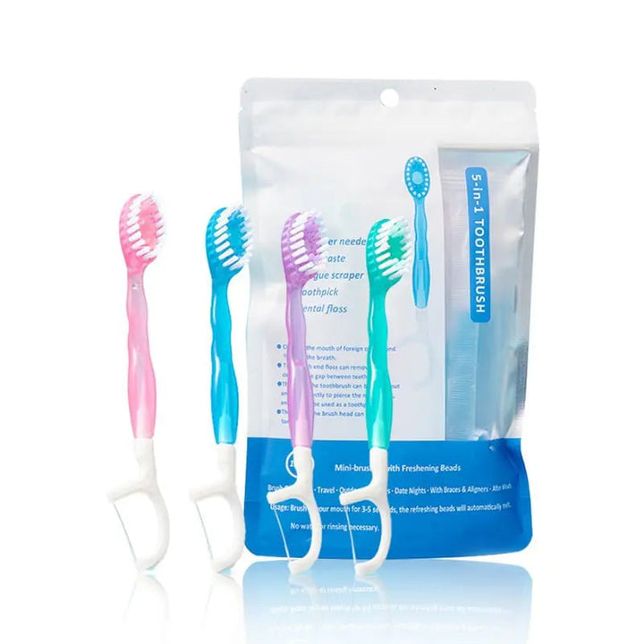 Kalsten | 26 pieces 5-in-1 mini toothbrush set