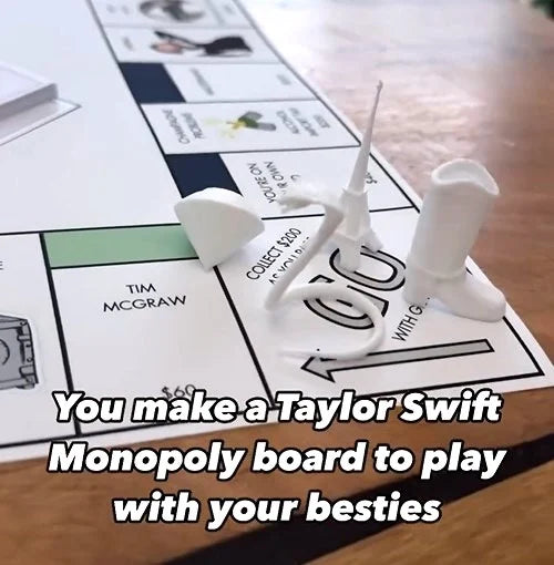 BowLift | SWIFTOPOLY - TS 'Swiftie' Monopoly Board Game