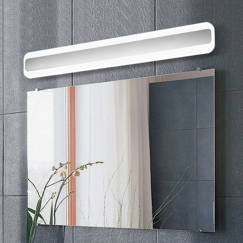 Rectangular Acrylic LED Wall Mount Light Fixture Nordic Waterproof Vanity Wall Sconce for Bathroom | Kalsten