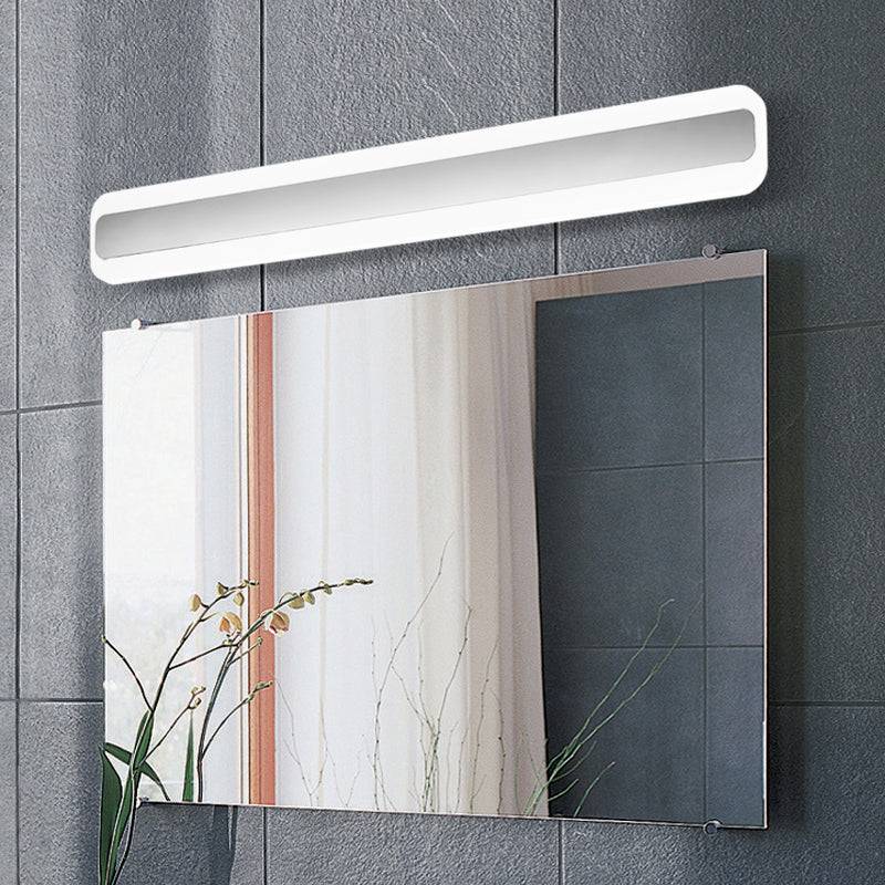 Rectangular Acrylic LED Wall Mount Light Fixture Nordic Waterproof Vanity Wall Sconce for Bathroom | Kalsten