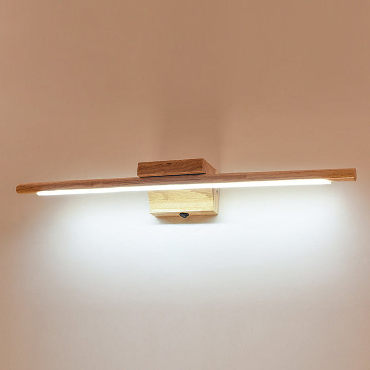 Kalsten | Wood LED Wall-Mounted Lighting Simplicity Residence Wall Lamp Lights for Bathroom