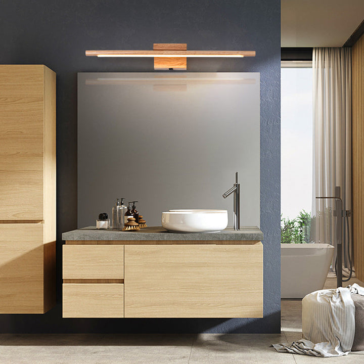 Kalsten | Wood LED Wall-Mounted Lighting Simplicity Residence Wall Lamp Lights for Bathroom