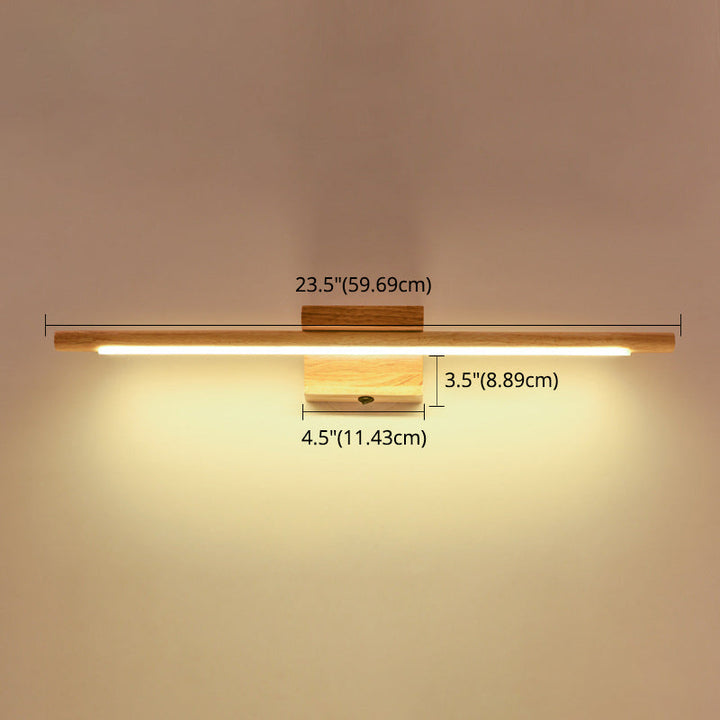 Kalsten | Wood LED Wall-Mounted Lighting Simplicity Residence Wall Lamp Lights for Bathroom