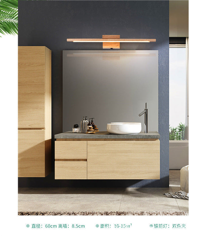 Kalsten | Wood LED Wall-Mounted Lighting Simplicity Residence Wall Lamp Lights for Bathroom