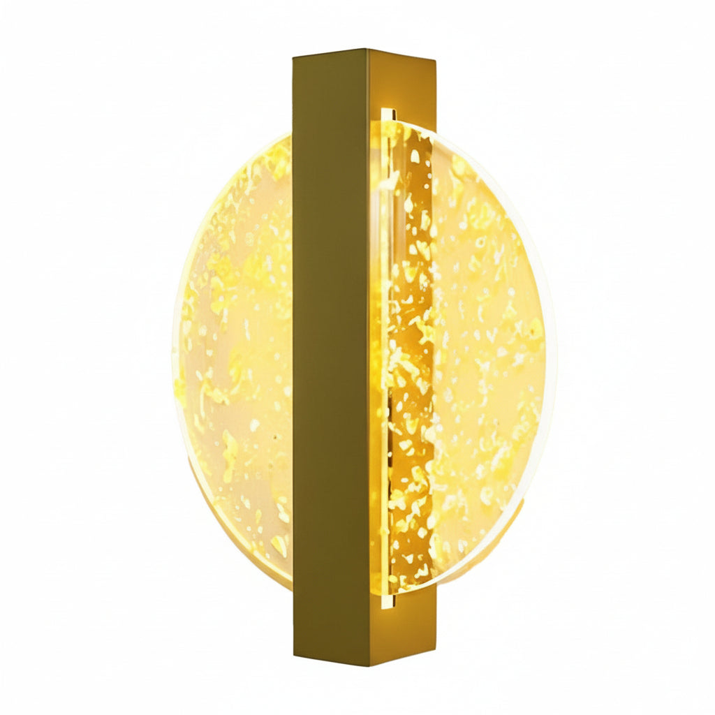 LED Wall Sconce Light – Modern Nordic Geometric Acrylic Bedside (25x20cm / 9.8x7.9in) | Kalsten