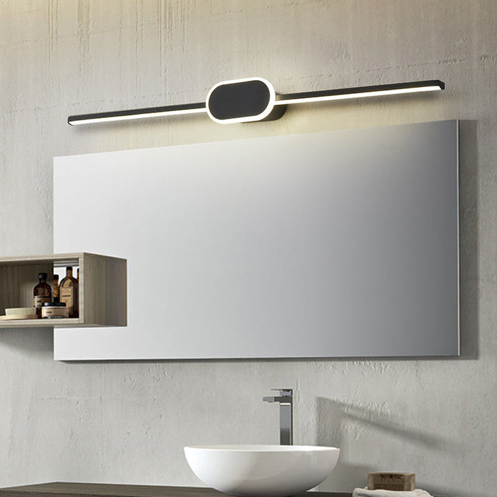 Linear Vanity Wall Light Fixtures Modern Minimalist Style Metal Single Vanity Light | Kalsten