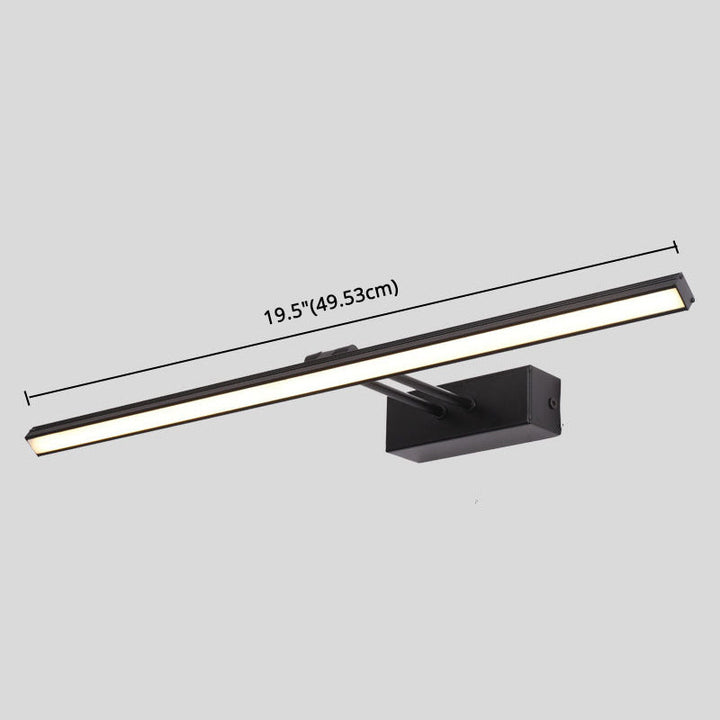 Linear Vanity Light Modern Minimalist Style Metal Single Vanity Light | Kalsten
