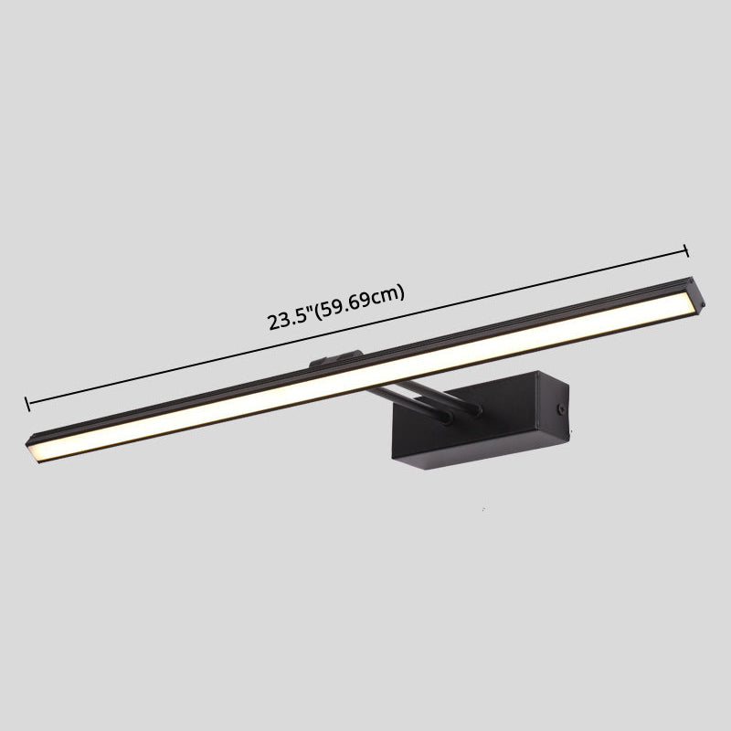 Linear Vanity Light Modern Minimalist Style Metal Single Vanity Light | Kalsten