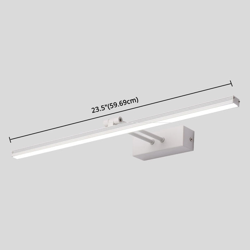 Linear Vanity Light Modern Minimalist Style Metal Single Vanity Light | Kalsten