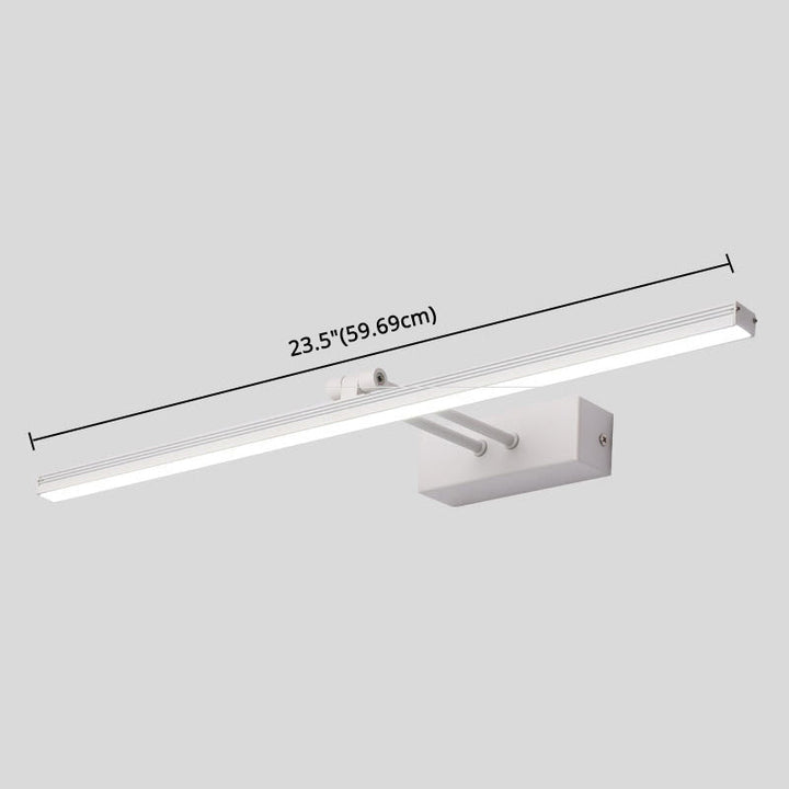 Linear Vanity Light Modern Minimalist Style Metal Single Vanity Light | Kalsten