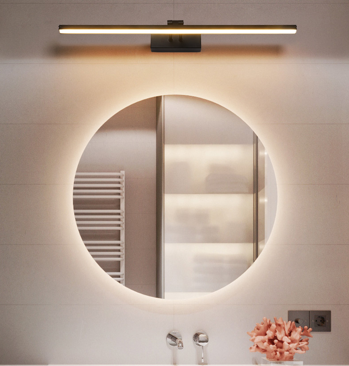 Linear Vanity Light Modern Minimalist Style Metal Single Vanity Light | Kalsten