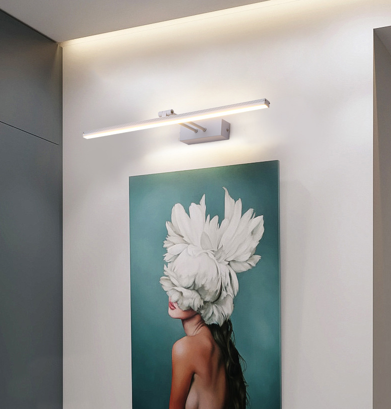 Linear Vanity Light Modern Minimalist Style Metal Single Vanity Light | Kalsten