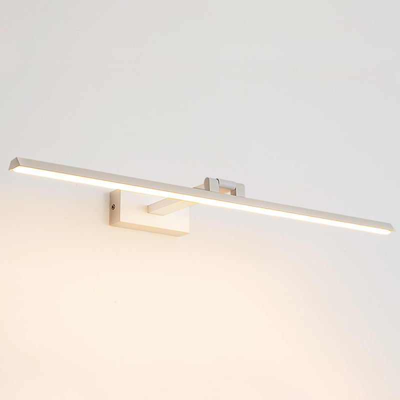 Linear LED Vanity Light Fixtures Modern Minimalist Style Metal Single Vanity Light | Kalsten