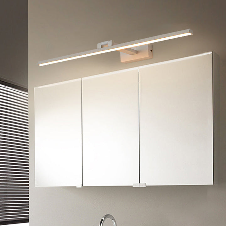 Linear LED Vanity Light Fixtures Modern Minimalist Style Metal Single Vanity Light | Kalsten