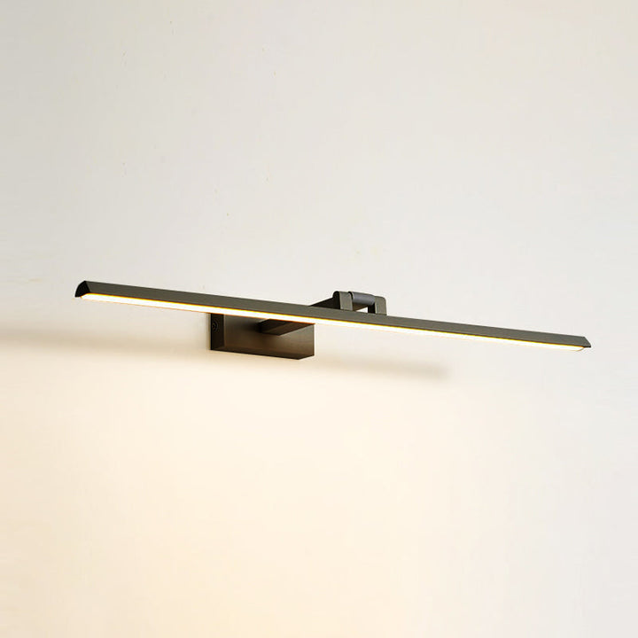 Linear LED Vanity Light Fixtures Modern Minimalist Style Metal Single Vanity Light | Kalsten