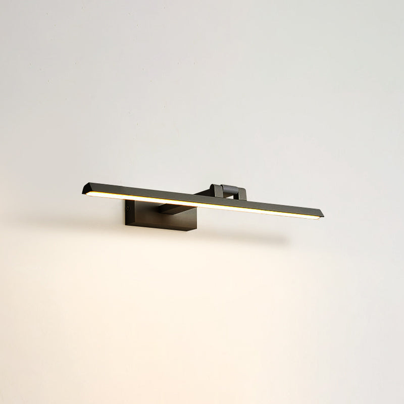 Linear LED Vanity Light Fixtures Modern Minimalist Style Metal Single Vanity Light | Kalsten
