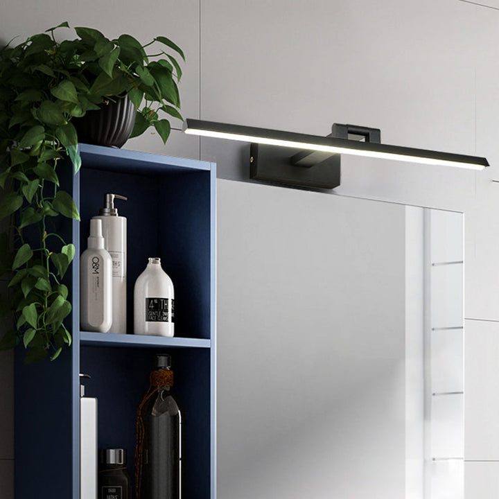 Linear LED Vanity Light Fixtures Modern Minimalist Style Metal Single Vanity Light | Kalsten
