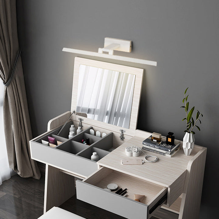 Linear LED Vanity Light Fixtures Modern Minimalist Style Metal Single Vanity Light | Kalsten