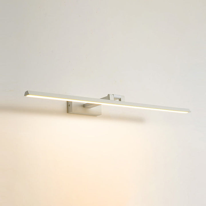 Linear LED Vanity Light Fixtures Modern Minimalist Style Metal Single Vanity Light | Kalsten