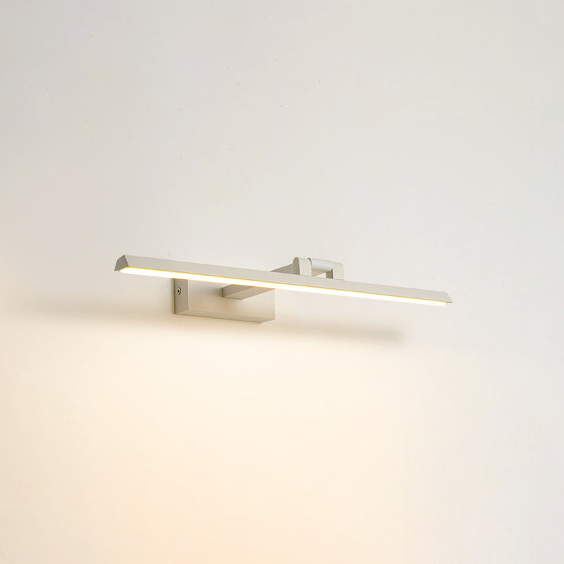 Linear LED Vanity Light Fixtures Modern Minimalist Style Metal Single Vanity Light | Kalsten