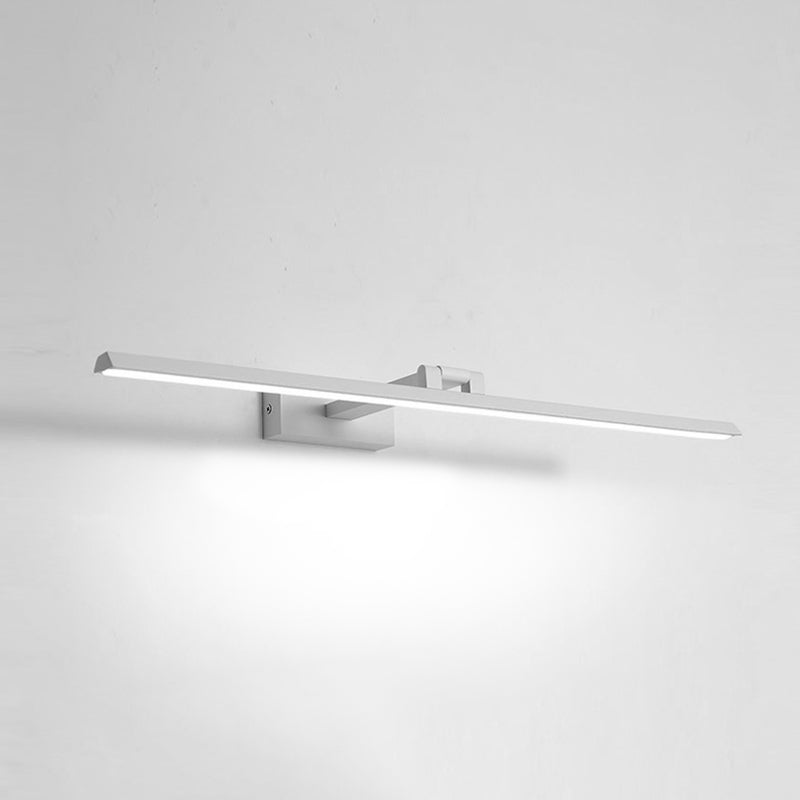 Linear LED Vanity Light Fixtures Modern Minimalist Style Metal Single Vanity Light | Kalsten