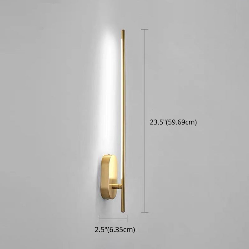 Linear Strip Wall Lighting Modern Metal Wall Mount Lamp for Bedroom Living Room | Kalsten