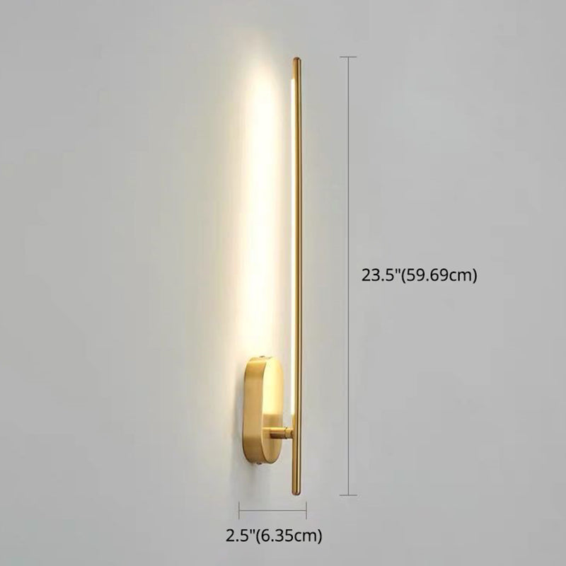 Linear Strip Wall Lighting Modern Metal Wall Mount Lamp for Bedroom Living Room | Kalsten