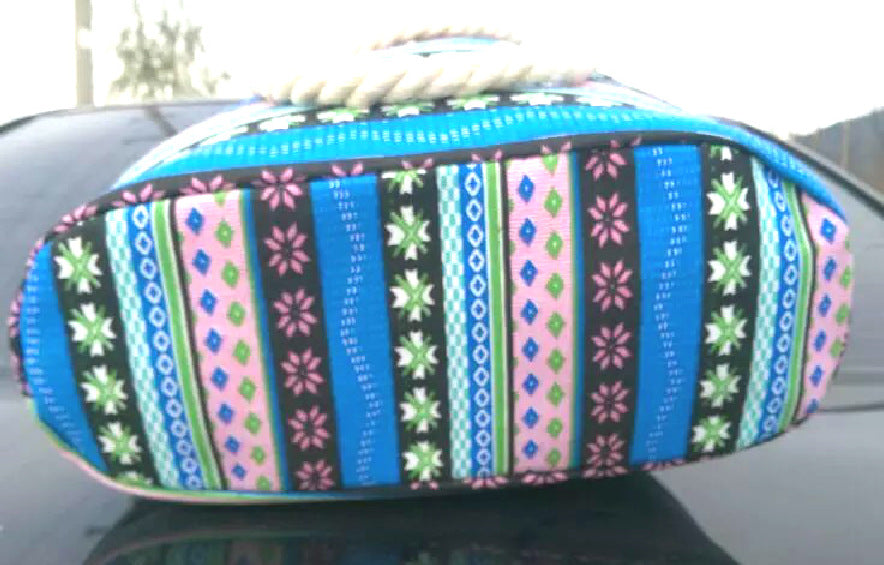 Trendy Shoulder Bag with Colorful Pattern Kalsten