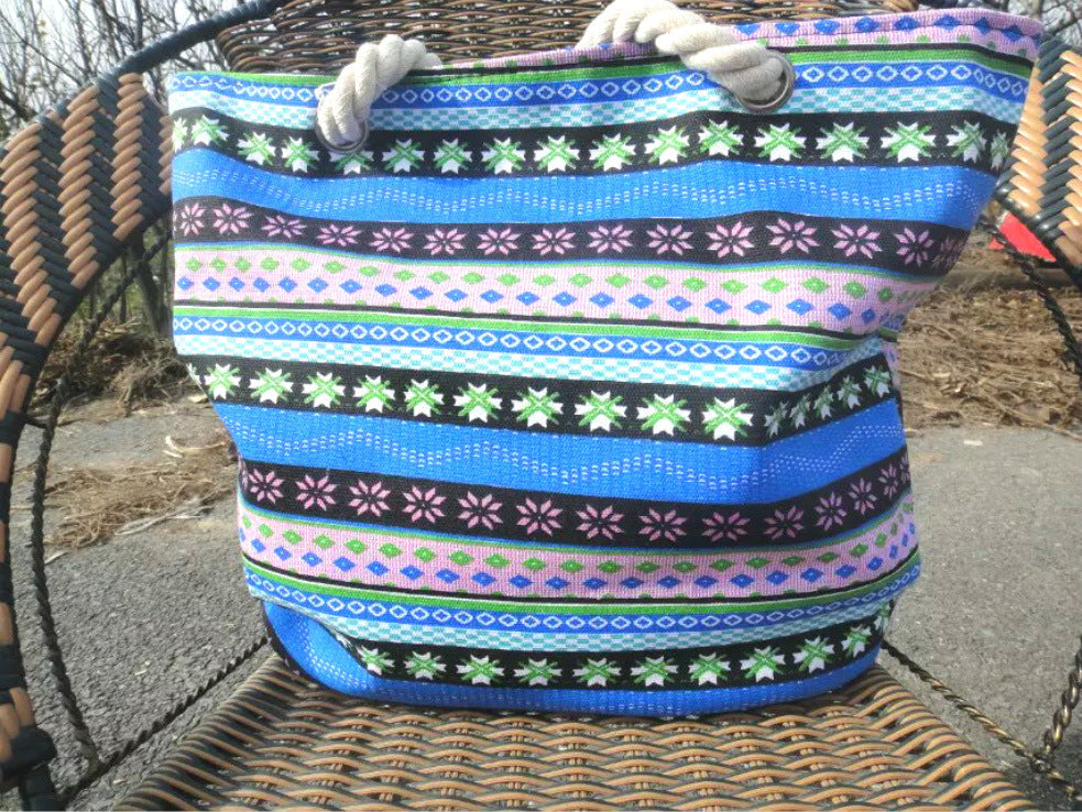 Trendy Shoulder Bag with Colorful Pattern Kalsten