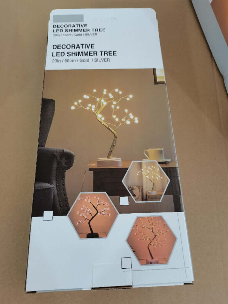 LED USB Fire Tree Light Copper Wire Table Lamps Night Light | Kalsten