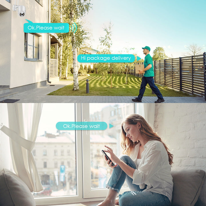 SecureView 360 – Wireless Security Camera with 360° Coverage | Kalsten