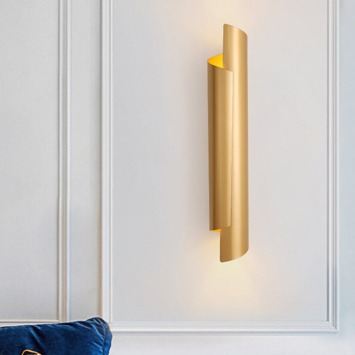 Black/White/Gold Scrolled Wall Lamp Modernist Iron 2-Light Sconce Light Fixture, 16"/21.5"/29.5" Wide | Kalsten