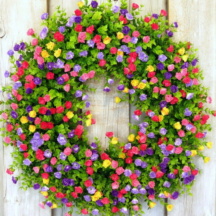 Kalsten | BloomWreath Spring & Summer Front Door Wreath | Handmade Floral Grapevine Accent