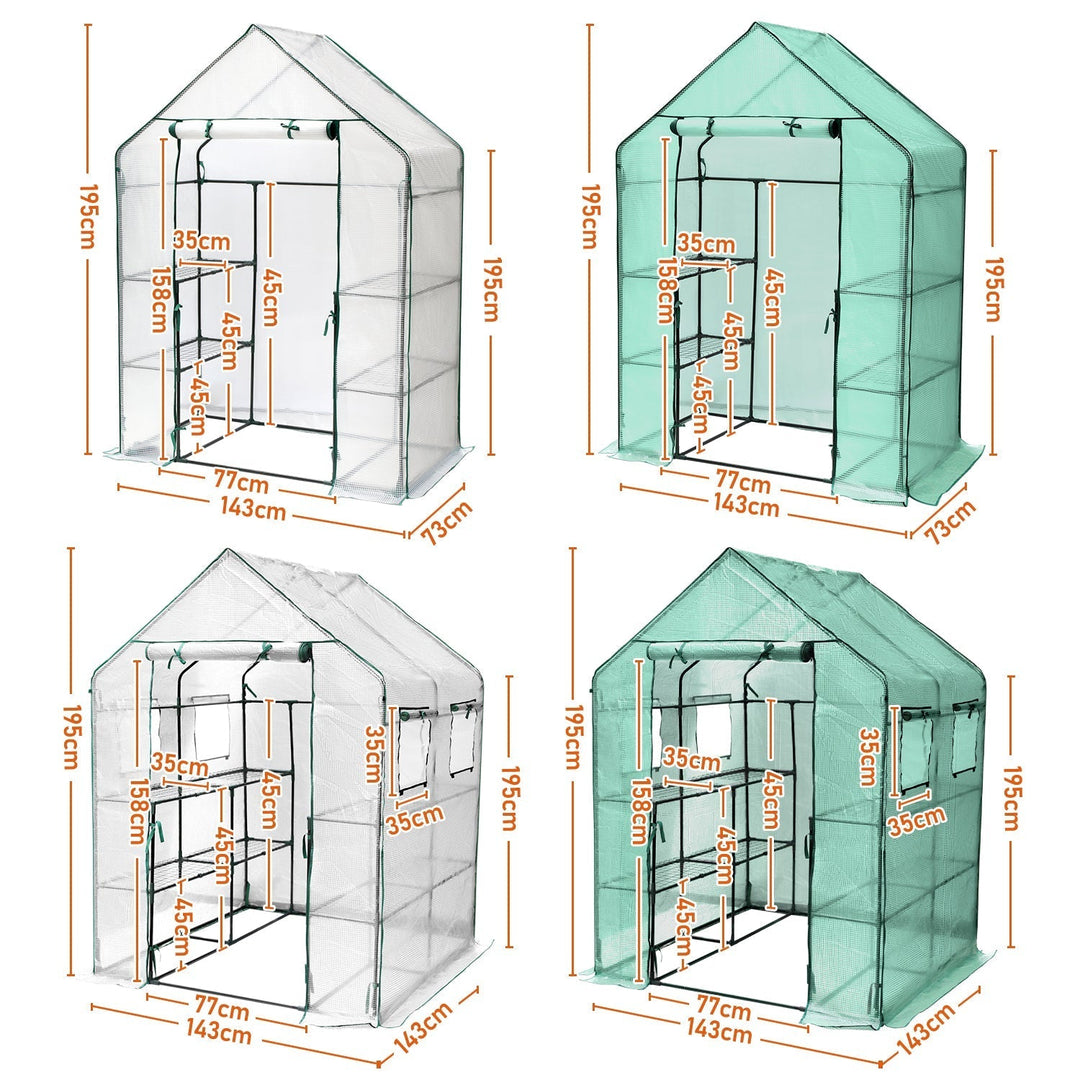 Greenhouse Film Greenhouse with Shelves | Kalsten