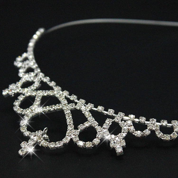 Women Elegant Crystal Tiara Kalsten