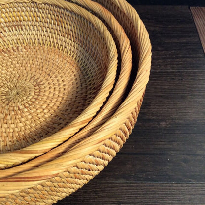 Decorative woven basket Acalora