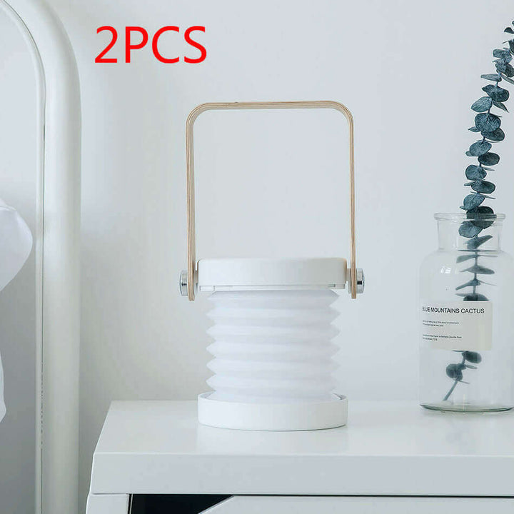 Foldable Touch Dimmable Reading LED Night Light Portable Lantern Lamp USB Rechargeable For Home Decor | Kalsten