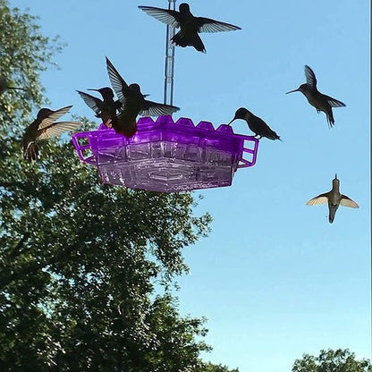 BowLift | Ant Proof Hummingbird Feeder | 30 Feeding Ports, UV Resistant & Ideal for Outdoor Bird Watching
